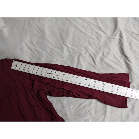 Torrid Dress Red Gauze Boho Skater Lined Flowy Bell Sleeve Womens Size 3X - Picture 16 of 16